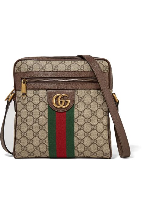 gucci print shoulder bag